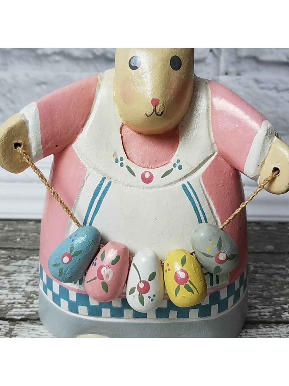 RARE Wooden Mother Bunny Rabbit figure Midwest Cannon - Picture 4 of 5